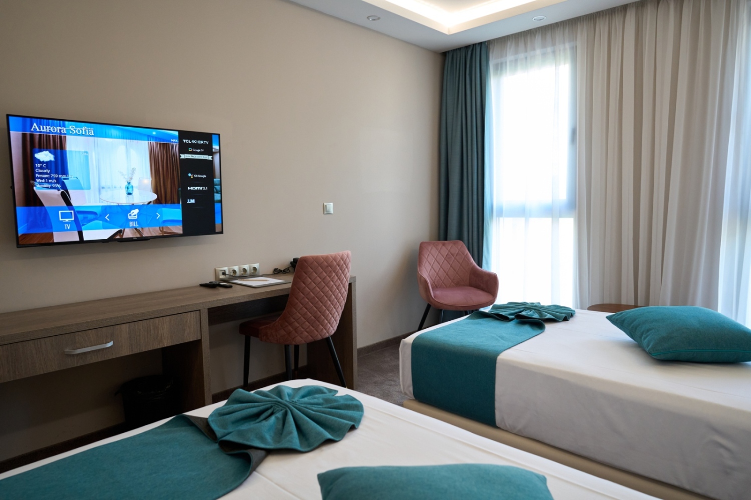 Deluxe TWIN room with balcony